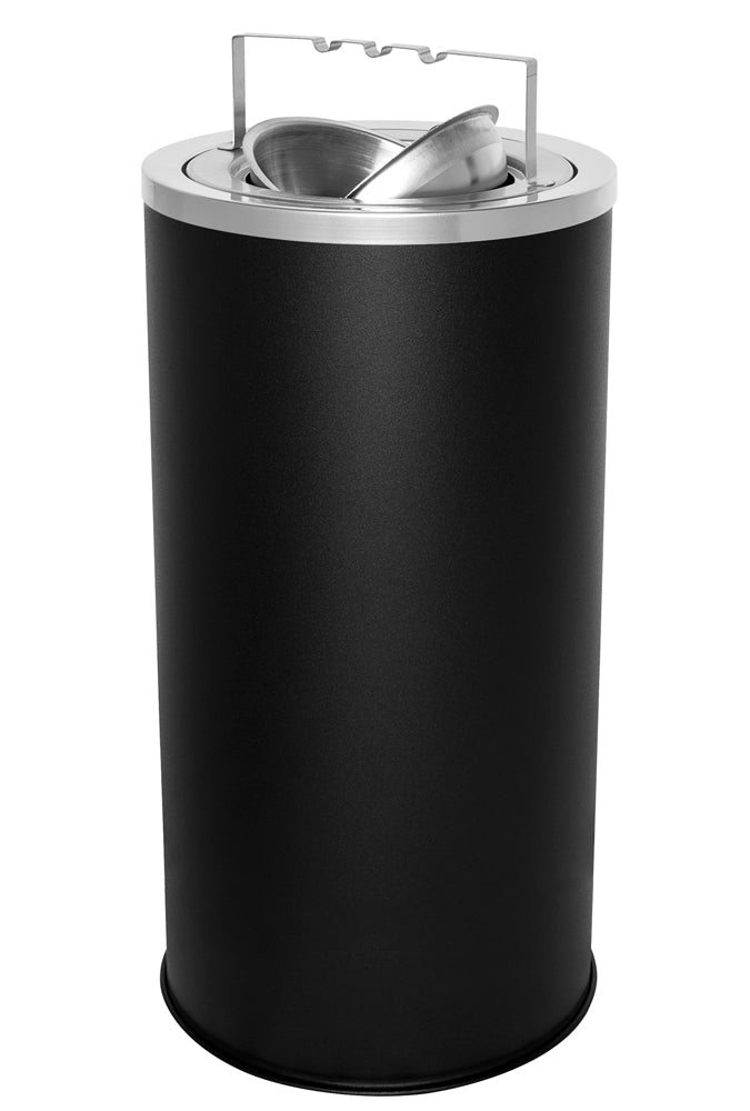 Pioneer Floor Urn with Flip Top and Bridge