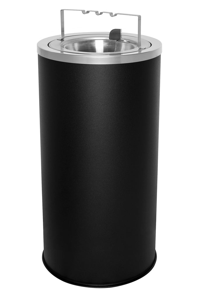 Pioneer Floor Urn with Flip Top and Bridge