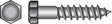 Hillman 1/2 in. X 2-1/2 in. L Hex Hot Dipped Galvanized Steel Lag Screw 50 pk