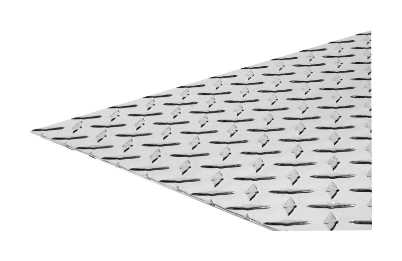 Boltmaster 24 in. W X 48 in. L Bright Aluminum Diamond Tread Plate