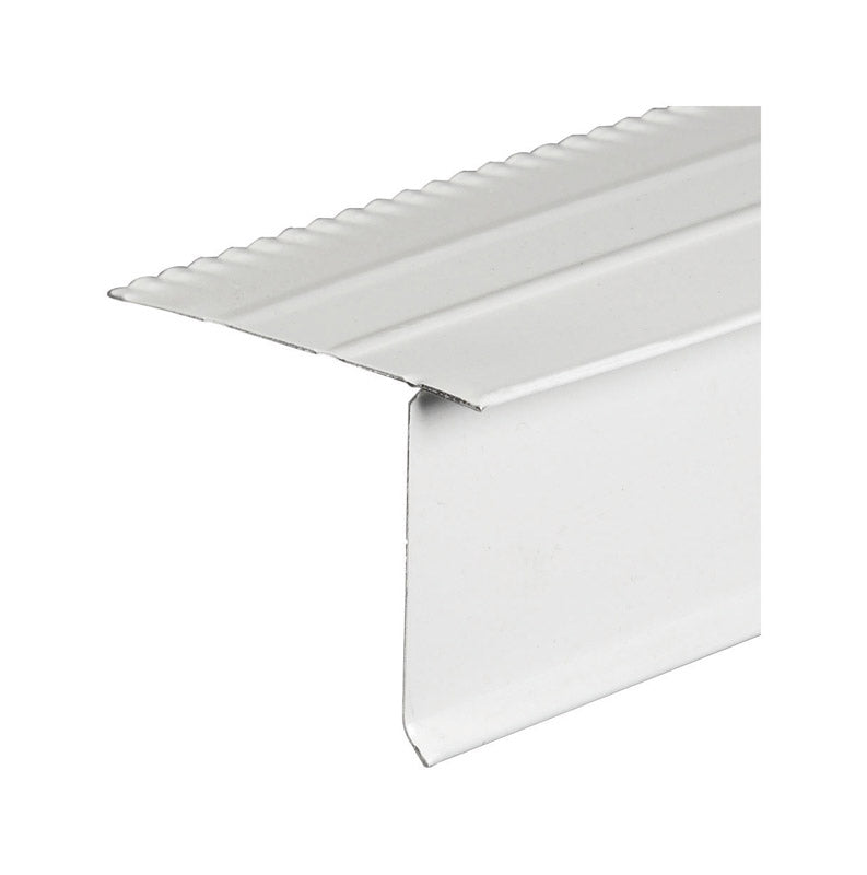 Amerimax 2.25 in. W X 10 ft. L Aluminum Overhanging Roof Drip Edge White