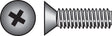 Hillman No. 6-32 X 3/4 in. L Phillips Flat Head Zinc-Plated Steel Machine Screws 100 pk