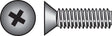 Hillman No. 6-32 X 1 in. L Phillips Flat Head Zinc-Plated Steel Machine Screws 100 pk