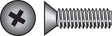 Hillman No. 6-32 X 1-1/2 in. L Phillips Flat Head Zinc-Plated Steel Machine Screws 100 pk