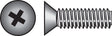 Hillman No. 8-32 X 3/4 in. L Phillips Flat Head Zinc-Plated Steel Machine Screws 100 pk