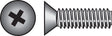 Hillman No. 8-32 X 1 in. L Phillips Flat Head Zinc-Plated Steel Machine Screws 100 pk