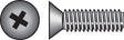 Hillman No. 8-32 X 1-1/2 in. L Phillips Flat Head Zinc-Plated Steel Machine Screws 100 pk