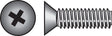 Hillman No. 8-32 X 2 in. L Phillips Flat Head Zinc-Plated Steel Machine Screws 100 pk