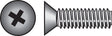 Hillman No. 10-24 X 1/2 in. L Phillips Flat Head Zinc-Plated Steel Machine Screws 100 pk