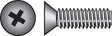 Hillman No. 10-24 X 3/4 in. L Phillips Flat Head Zinc-Plated Steel Machine Screws 100 pk