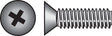 Hillman No. 10-24 X 1 in. L Phillips Flat Head Zinc-Plated Steel Machine Screws 100 pk