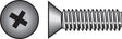 Hillman No. 10-24 X 1-1/2 in. L Phillips Flat Head Zinc-Plated Steel Machine Screws 100 pk