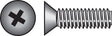 Hillman No. 10-24 X 3 in. L Phillips Flat Head Zinc-Plated Steel Machine Screws 100 pk