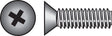 Hillman No. 1/4-20 X 3/4 in. L Phillips Flat Head Zinc-Plated Steel Machine Screws 100 pk