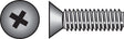 Hillman No. 1/4-20 X 1-1/2 in. L Phillips Flat Head Zinc-Plated Steel Machine Screws 100 pk