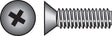 Hillman No. 1/4-20 X 2-1/2 in. L Phillips Flat Head Zinc-Plated Steel Machine Screws 100 pk