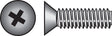Hillman No. 1/4-20 X 3 in. L Phillips Flat Head Zinc-Plated Steel Machine Screws 100 pk