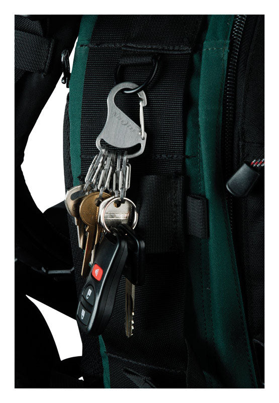 Nite Ize S-Biner 2 in. D Stainless Steel Silver Rack Key Ring