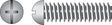 Hillman No. 6-32 X 1/4 in. L Combination Round Head Zinc-Plated Steel Machine Screws 100 pk