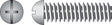 Hillman No. 6-32 X 1-1/2 in. L Combination Round Head Zinc-Plated Steel Machine Screws 100 pk