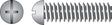 Hillman No. 6-32 X 2 in. L Combination Round Head Zinc-Plated Steel Machine Screws 100 pk