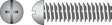 Hillman No. 8-32 X 1/2 in. L Combination Round Head Zinc-Plated Steel Machine Screws 100 pk