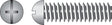 Hillman No. 8-32 X 1 in. L Combination Round Head Zinc-Plated Steel Machine Screws 100 pk