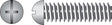 Hillman No. 10-24 X 3/8 in. L Combination Round Head Zinc-Plated Steel Machine Screws 100 pk