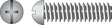 Hillman No. 10-24 X 1/2 in. L Combination Round Head Zinc-Plated Steel Machine Screws 100 pk