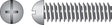 Hillman No. 10-24 X 1-3/4 in. L Combination Round Head Zinc-Plated Steel Machine Screws 100 pk