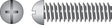 Hillman No. 10-24 X 2-1/2 in. L Combination Round Head Zinc-Plated Steel Machine Screws 100 pk