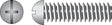 Hillman No. 1/4-20 X 1 in. L Combination Round Head Zinc-Plated Steel Machine Screws 100 pk