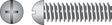 Hillman No. 1/4-20 X 2 in. L Combination Round Head Zinc-Plated Steel Machine Screws 100 pk