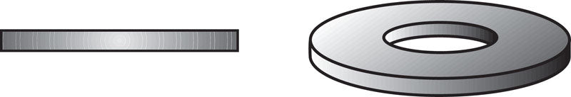 Hillman Hot Dipped Galvanized Steel 5/16 in. USS Flat Washer 100 pk