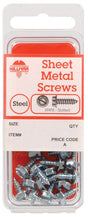 Hillman No. 10 X 1 in. L Slotted Hex Washer Head Sheet Metal Screws 8 pk