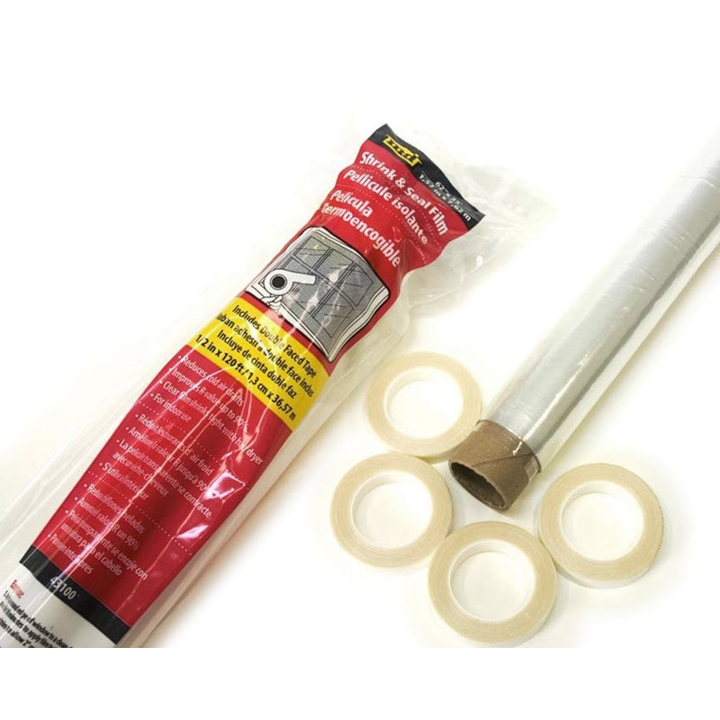M-D Clear Indoor Window Shrink Film 64 in. W X 25 ft. L