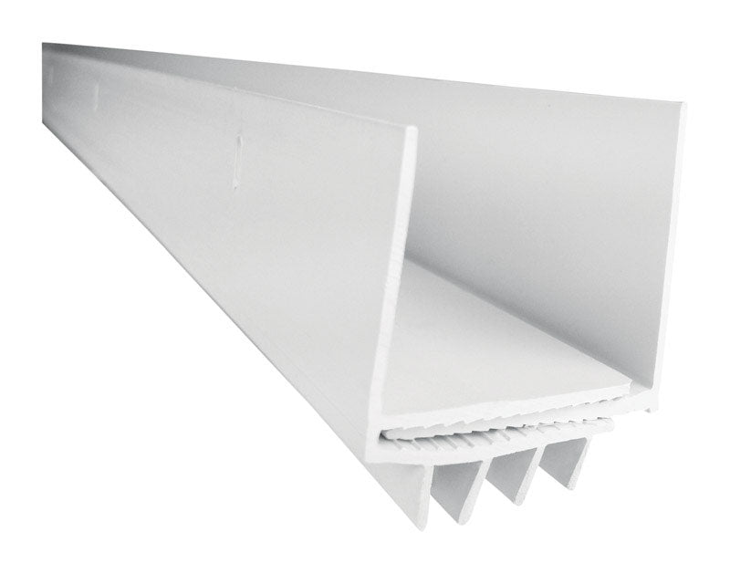 M-D White Vinyl U-Shaped Bottom For U-shaped 36 in. L X 1-3/4 in.
