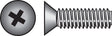 Hillman No. 1/4-20 X 2 in. L Phillips Flat Head Stainless Steel Machine Screws 100 pk
