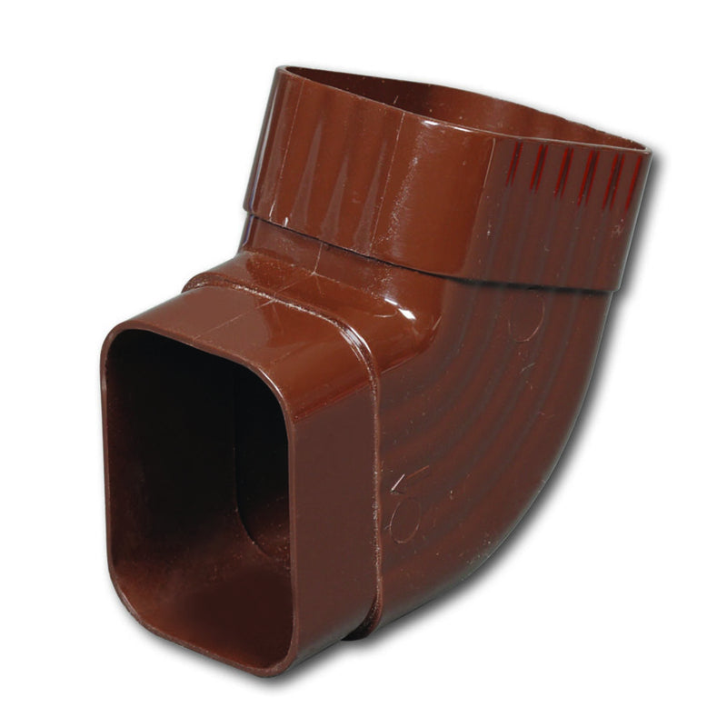 Amerimax 4.5 in. H X 5 in. W X 4.5 in. L Brown Vinyl K Gutter Elbow