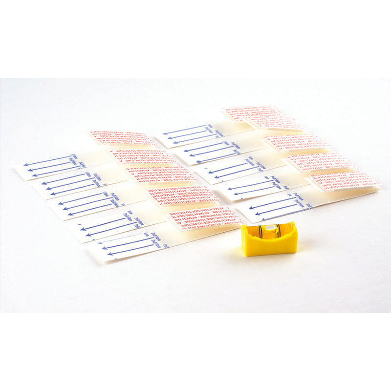 Hangman White Adhesive Picture Straghtener 10 pk