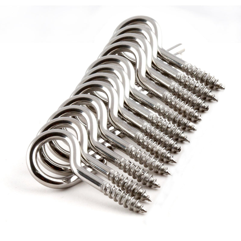 Hangman Silver Open Loop Christmas Light Hangers 12 pk