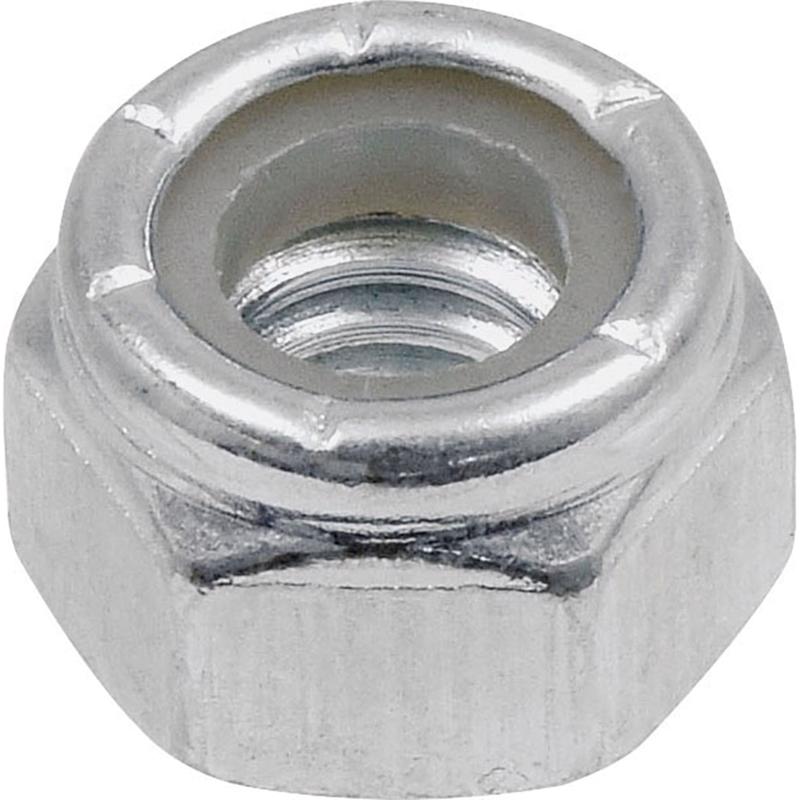 Hillman Zinc-Plated Steel USS Nylon Lock Nut 100 pk