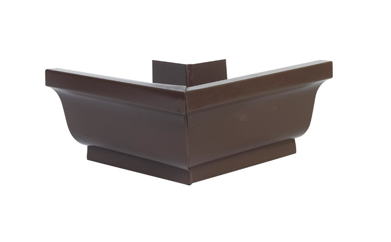 Amerimax 3.5 in. H X 7.25 in. W X 7.25 in. L Brown Aluminum K Outside Miter