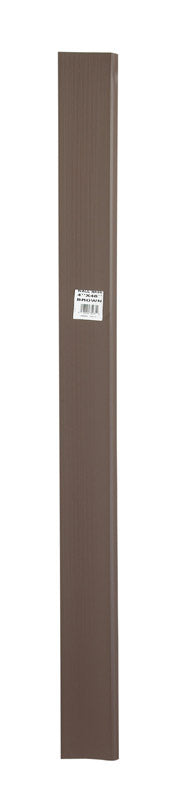 M-D 0.13 in. H X 4 in. W X 48 in. L Prefinished Brown Vinyl Wall Base