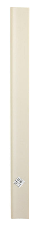 M-D 0.13 in. H X 4 in. W X 48 in. L Prefinished Almond Vinyl Wall Base