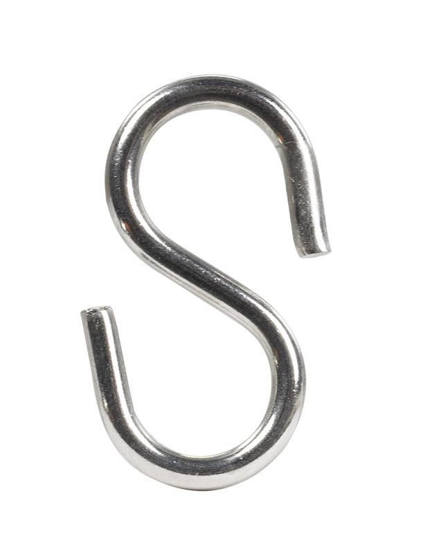 Hampton Medium Stainless Steel 2-1/8 in. L S-Hook 55 lb 1 pk