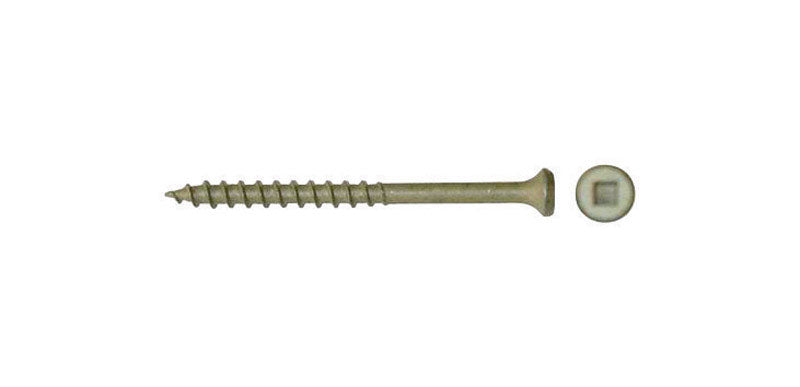 FastenMaster GuardDog No. 10 X 1-5/8 in. L Gold Phillips/Square Bugle Head Deck Screws 75 pk