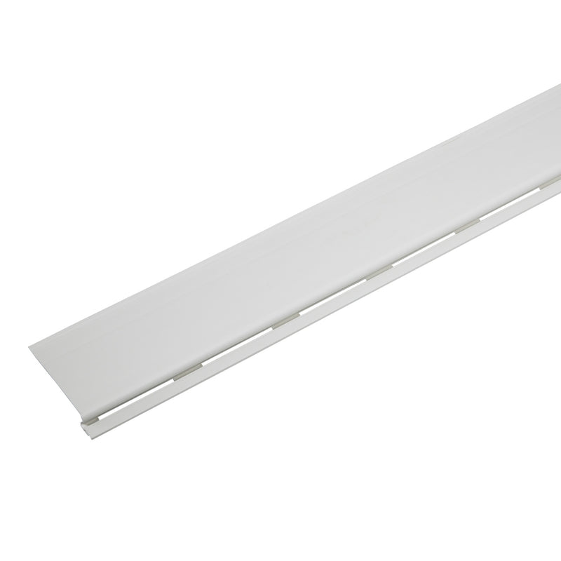 Amerimax 7 in. W X 36 in. L White PVC Gutter Cover