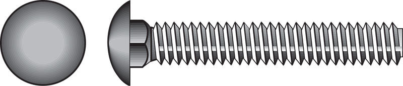 Hillman 5/16 in. X 2-1/2 in. L Stainless Steel Carriage Bolt 25 pk