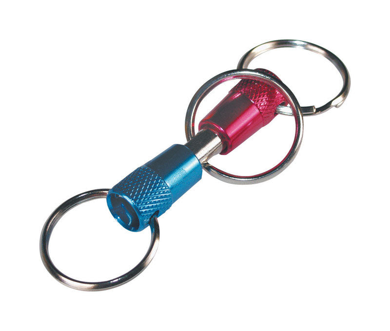 HILLMAN Metal Blue/Pink Valet Key Chain